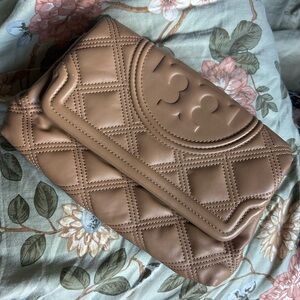 Tori Burch Fleming Soft Leather Clutch